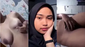 Hijab Daun Masih Muda Wati Pap TT Video by PornGo